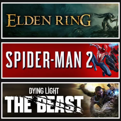 Elden Ring +Spider Man 2 +The Beast